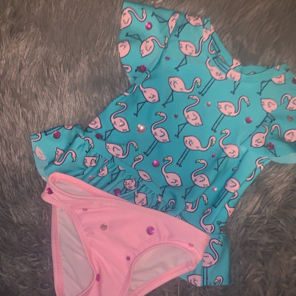Flamingo Bathing Suit